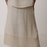 Frayed Edge Skirt