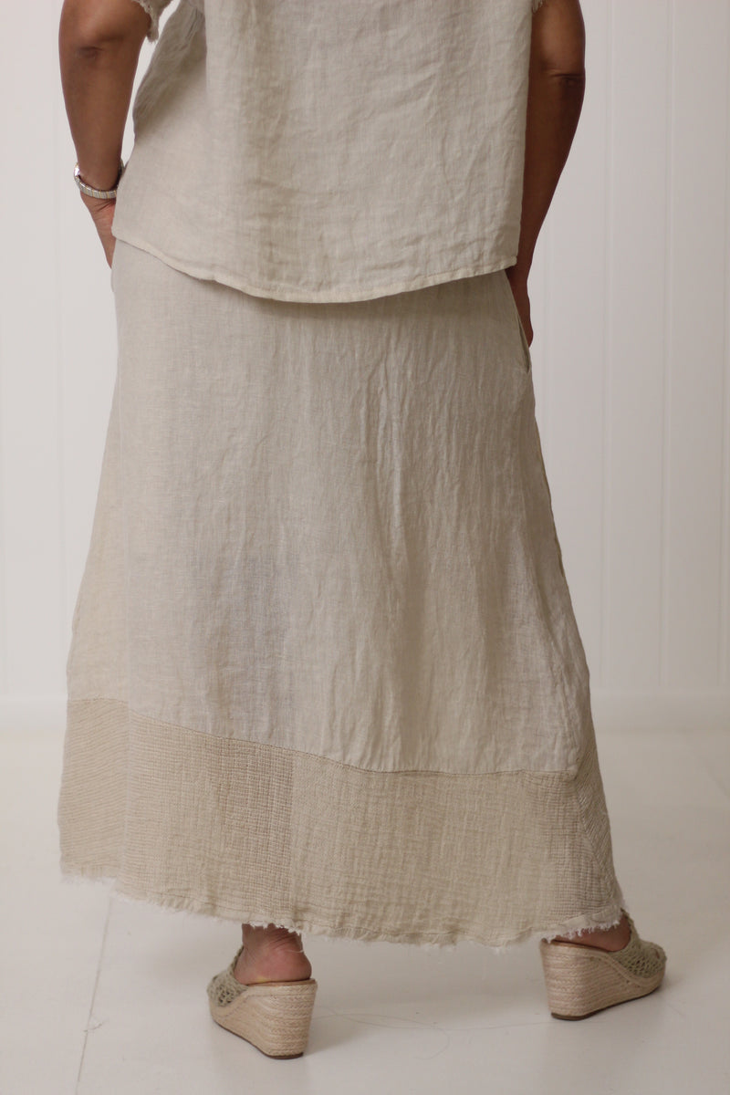 Frayed Edge Skirt