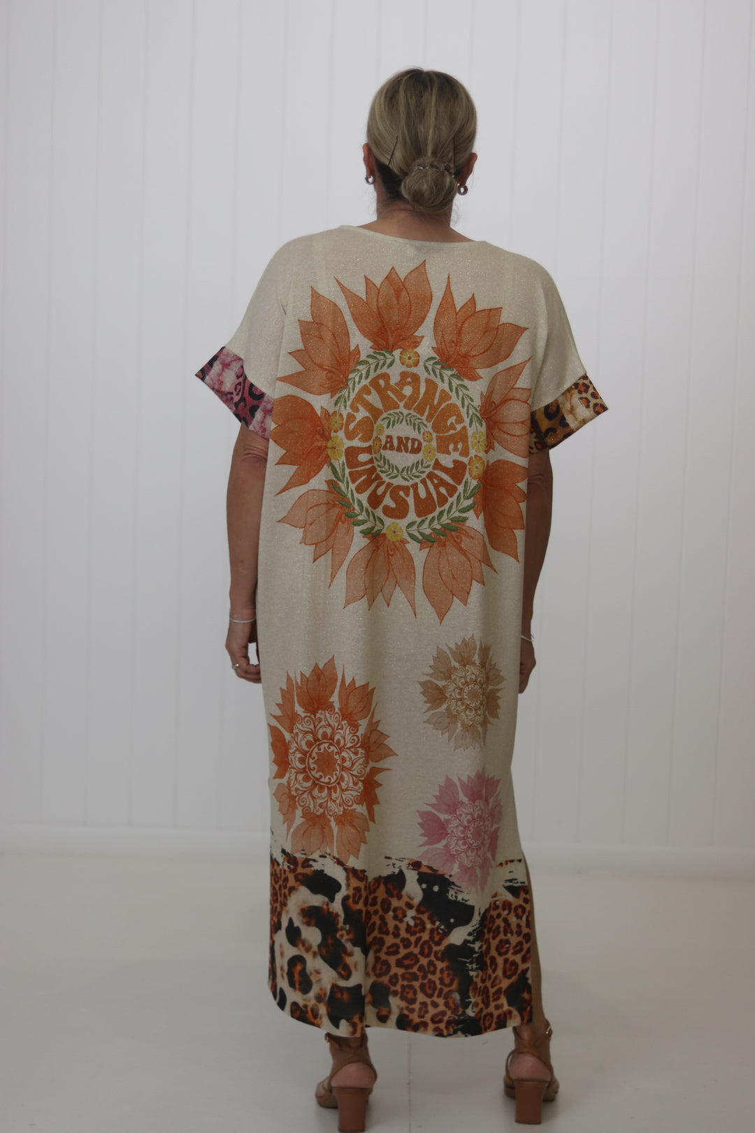 Shimmer Dress Leopard Lady