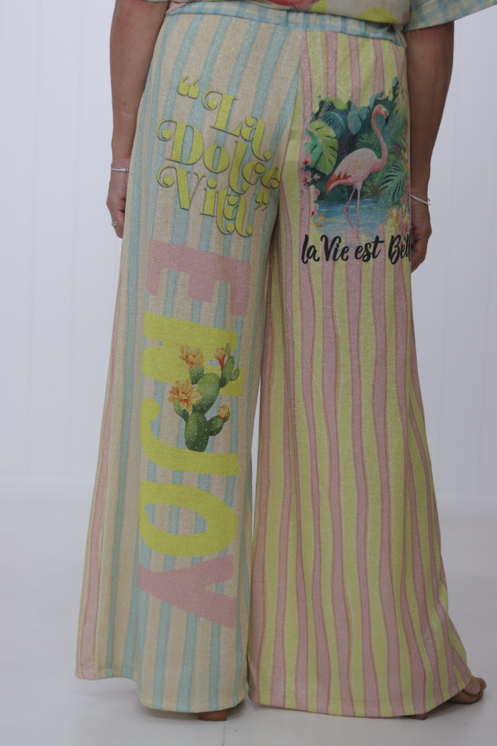 Shimmer Pant Golden Fiesta