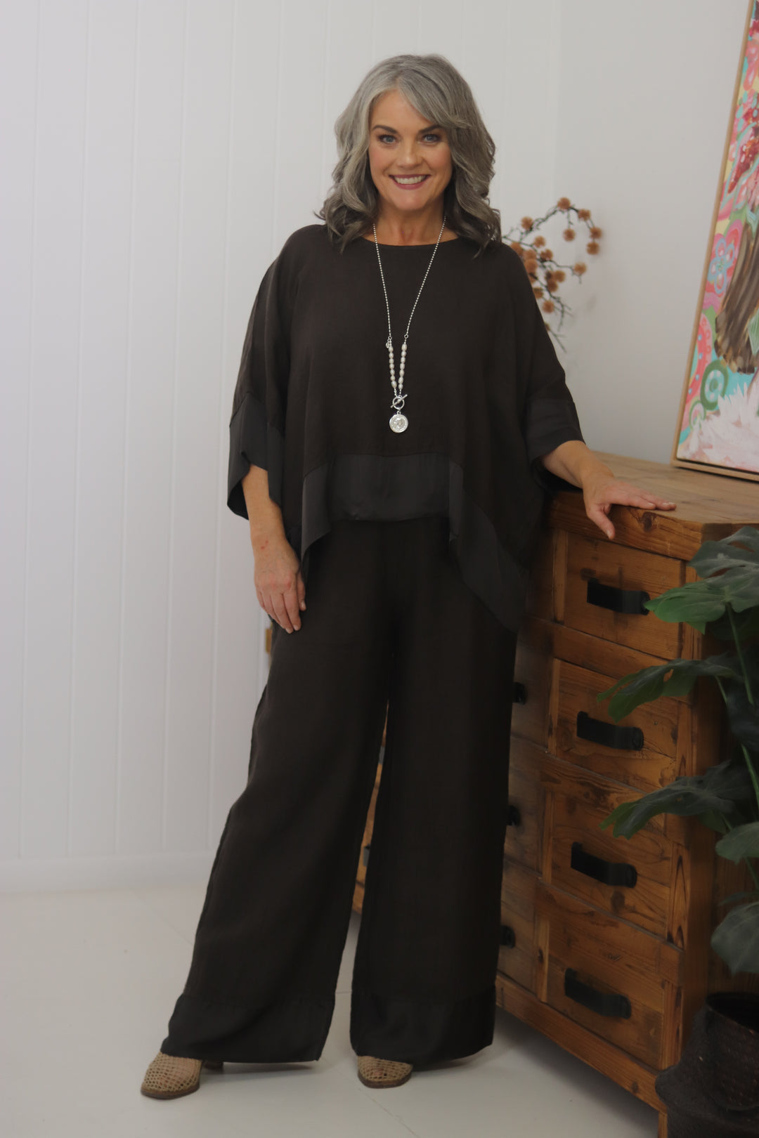 Farrah Linen Top