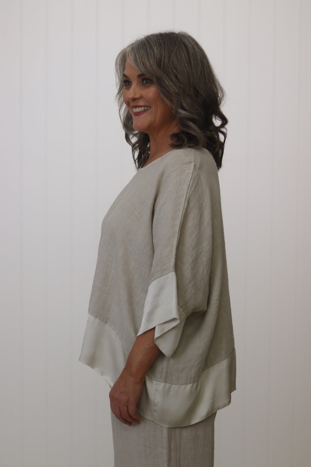 Farrah Linen Top