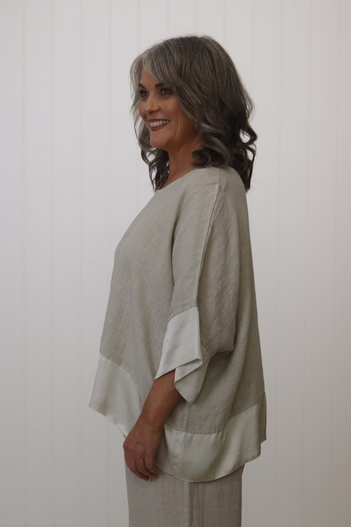 Farrah Linen Top