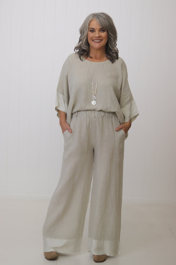 Farrah Linen Top