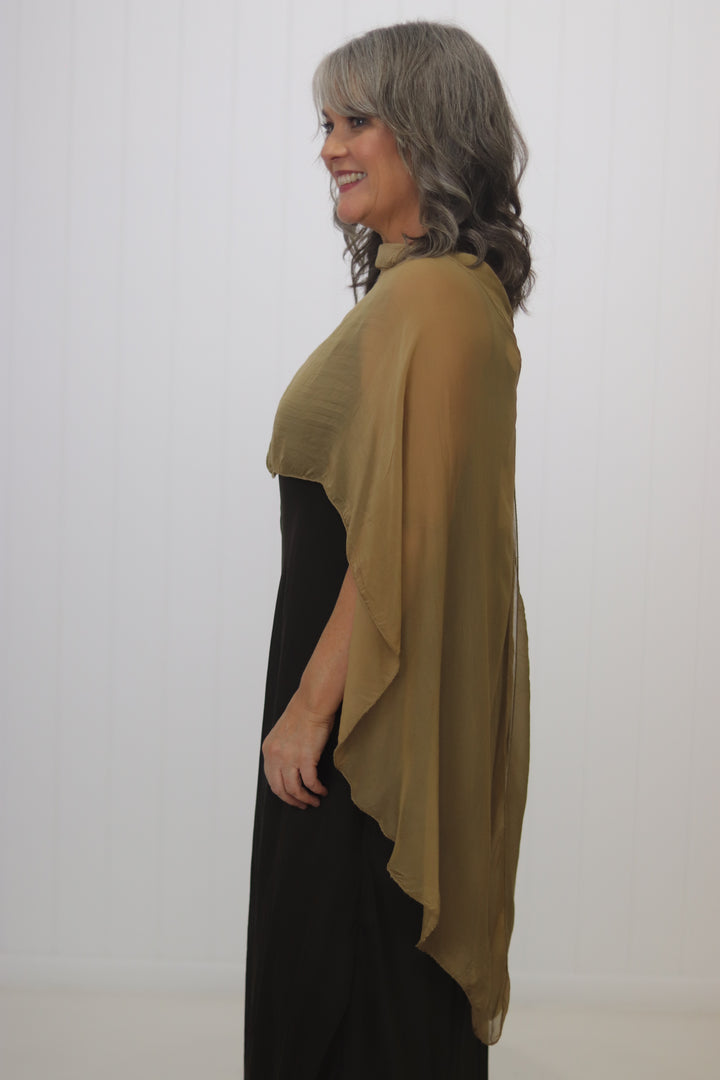 Gia Silk Cape