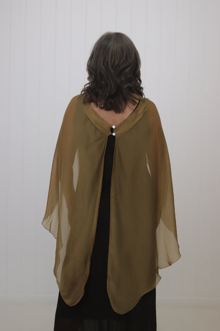 Gia Silk Cape