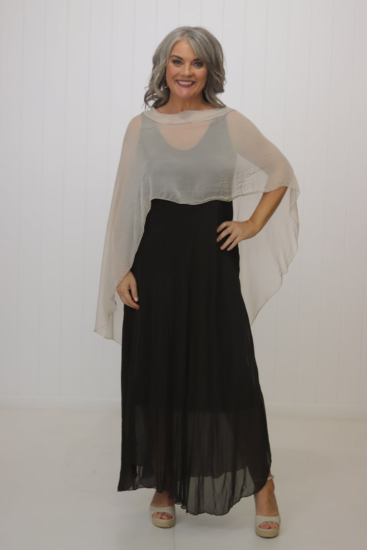 Gia Silk Cape