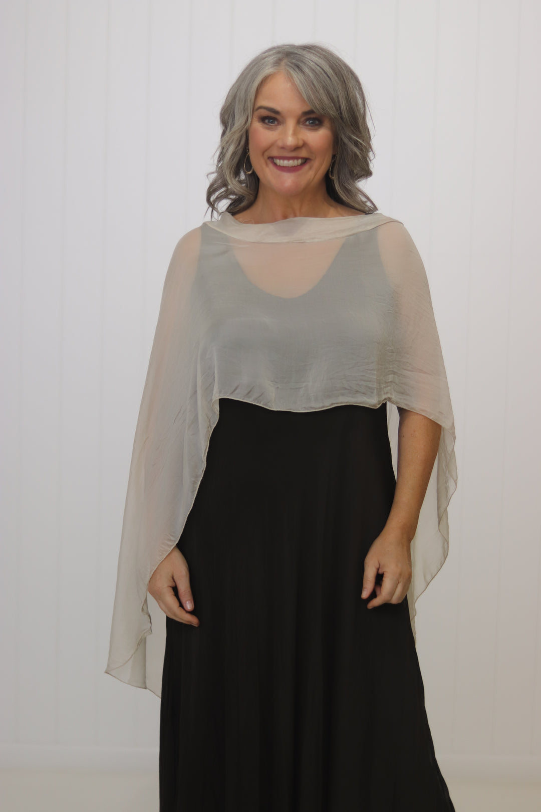 Gia Silk Cape