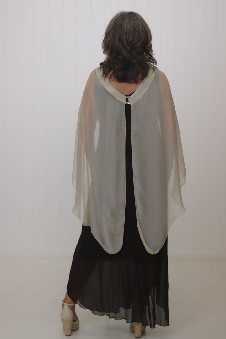 Gia Silk Cape