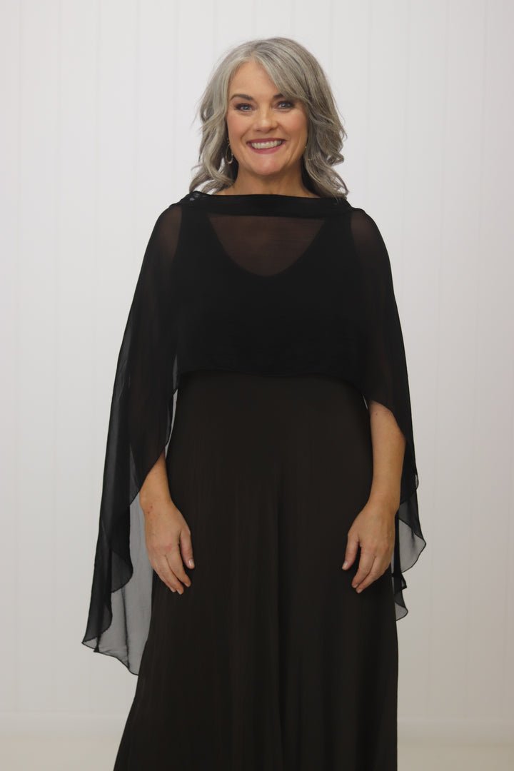 Gia Silk Cape