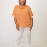 Hepburn Top Orange