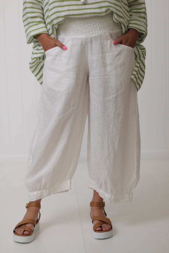 Jackie Pant White