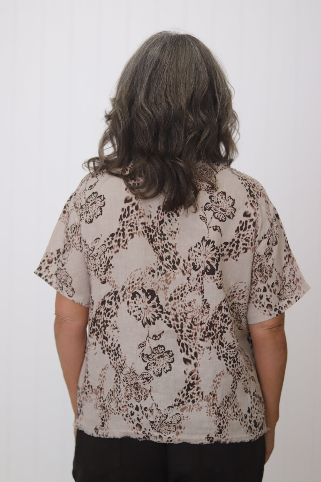 Asti Leopard Top