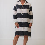 Beach Dress Stripe