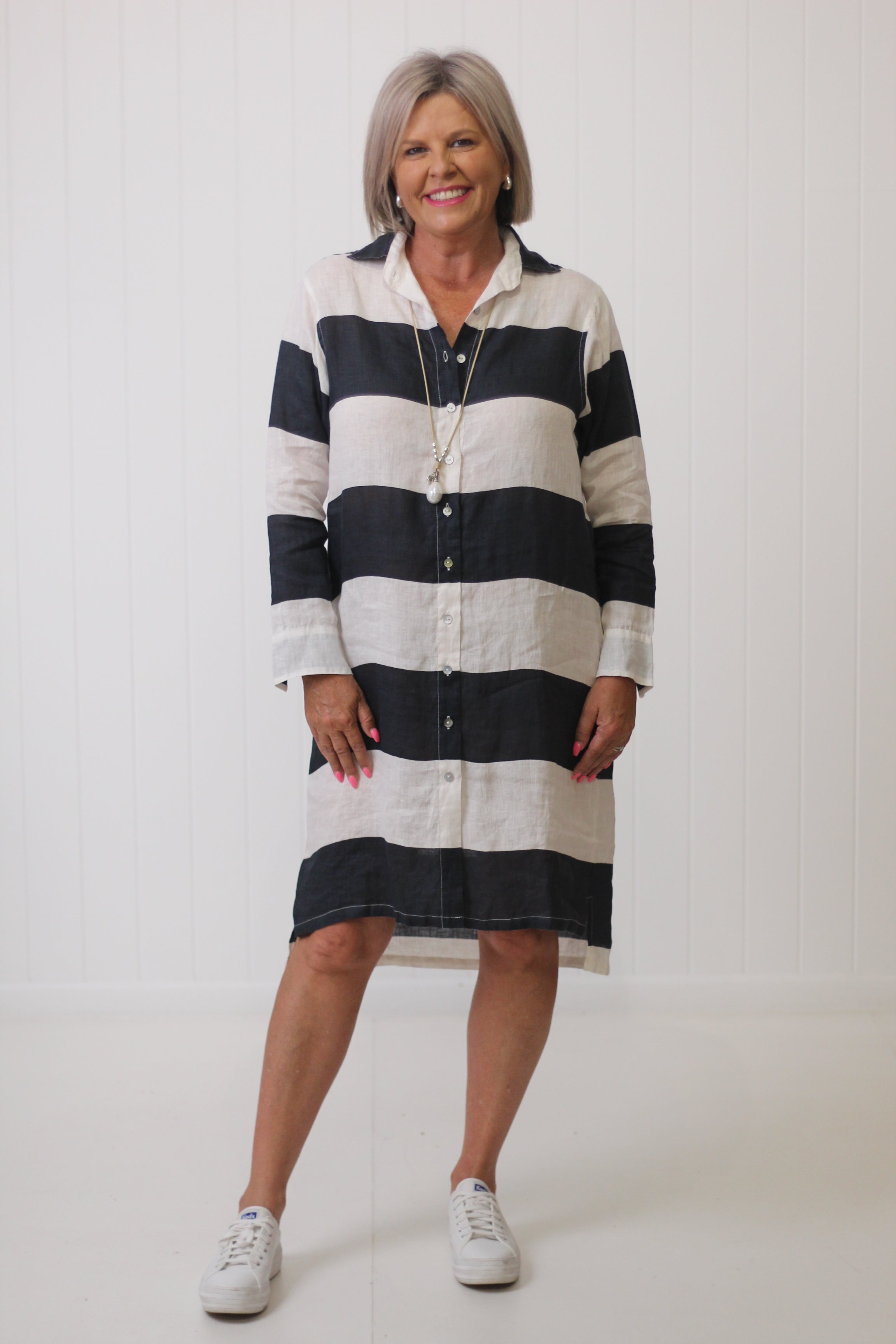 Beach Dress Stripe