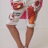 Graphic Shorts Red Bird