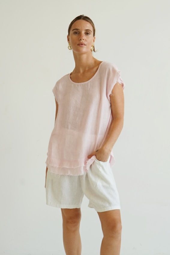 Gemma Linen Top