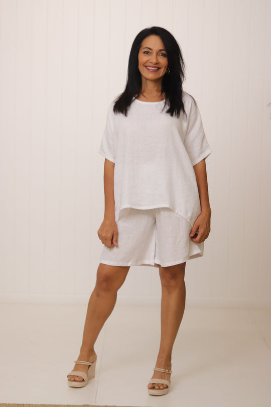 Hinley Shorts White Long