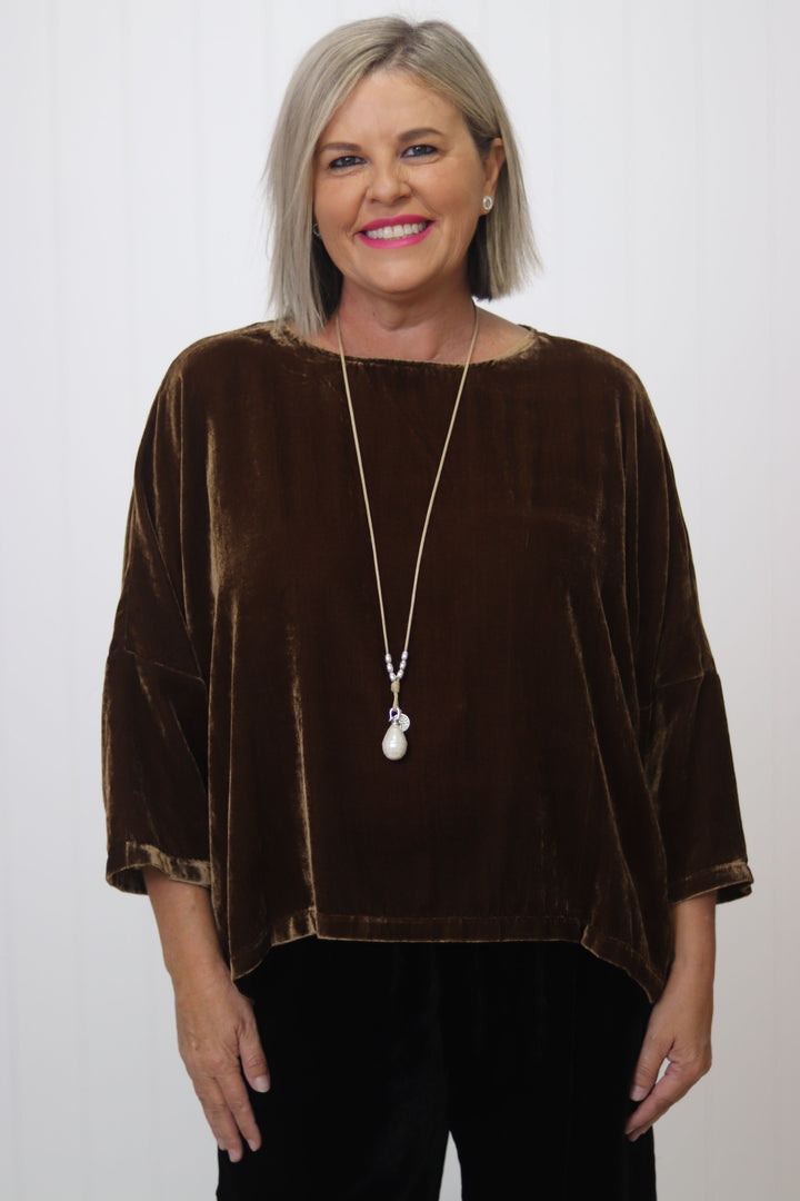 Vallerie Hinley Top Velvet