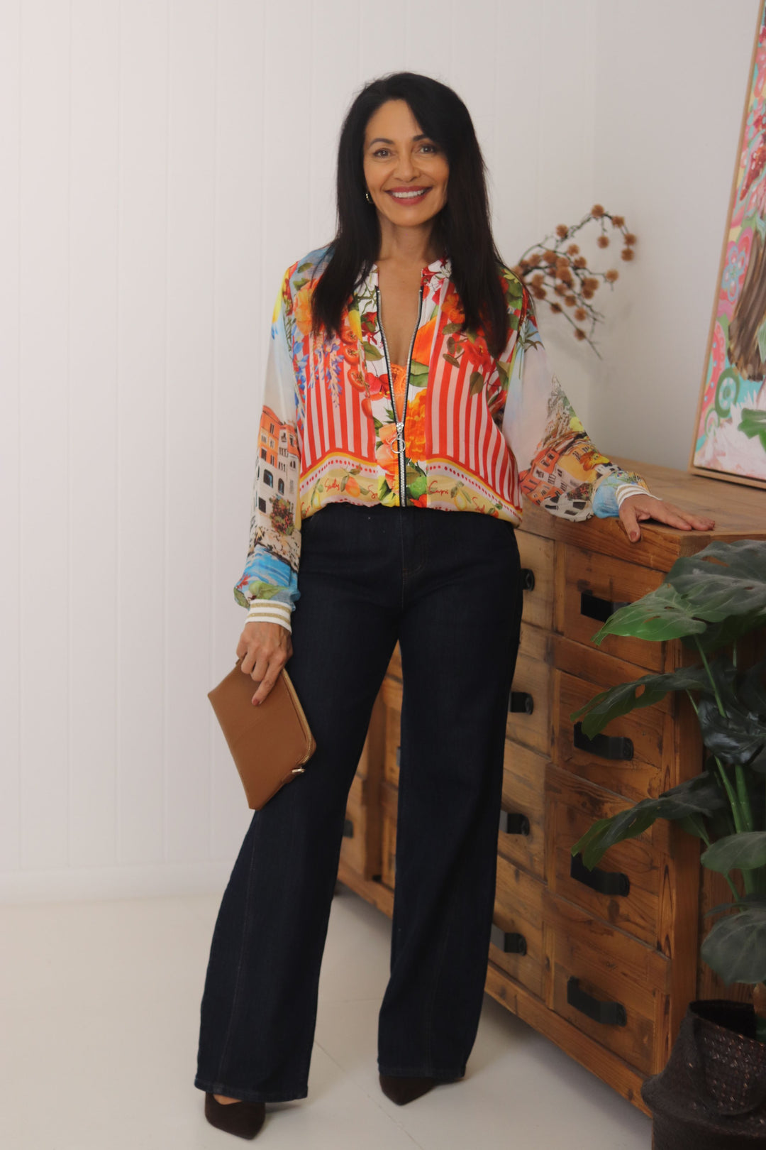 Amalfi Silk Bomber