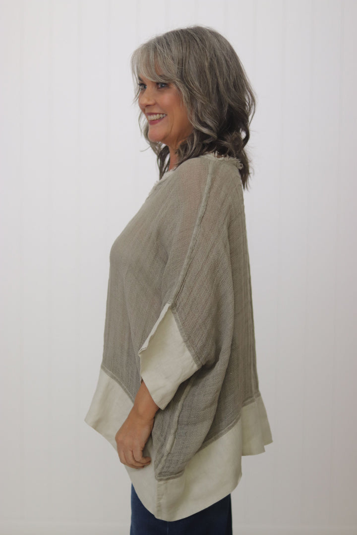 Sofia Linen Top
