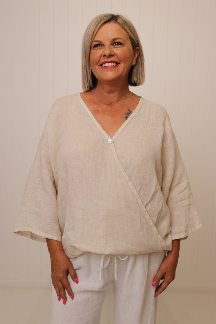 Daphne Linen Crossover