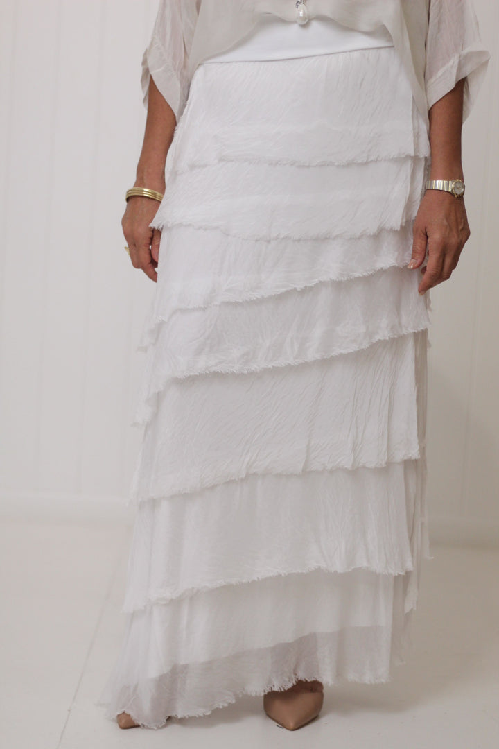 Catherine Silk Skirt