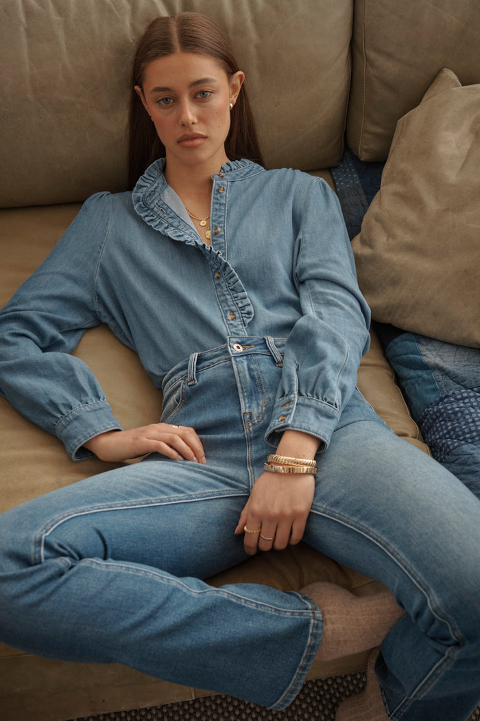 Yolanda Shirt Hermosa Blue