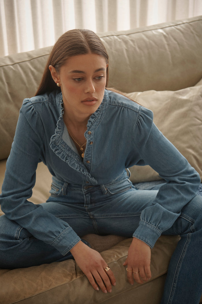 Yolanda Shirt Hermosa Blue