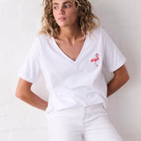 Victoria Tee Flamingo