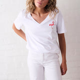 Victoria Tee Flamingo