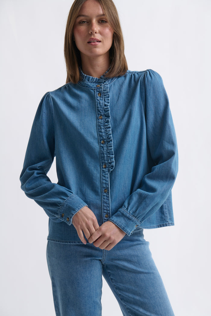 Yolanda Shirt Hermosa Blue