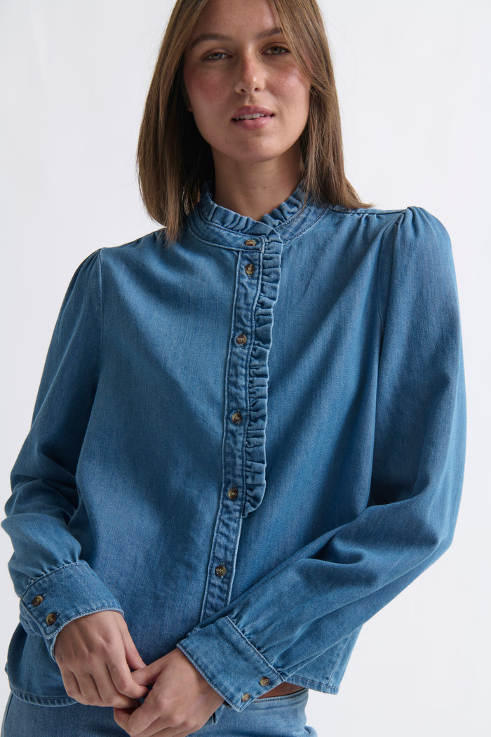 Yolanda Shirt Hermosa Blue