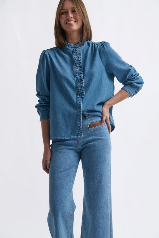 Yolanda Shirt Hermosa Blue