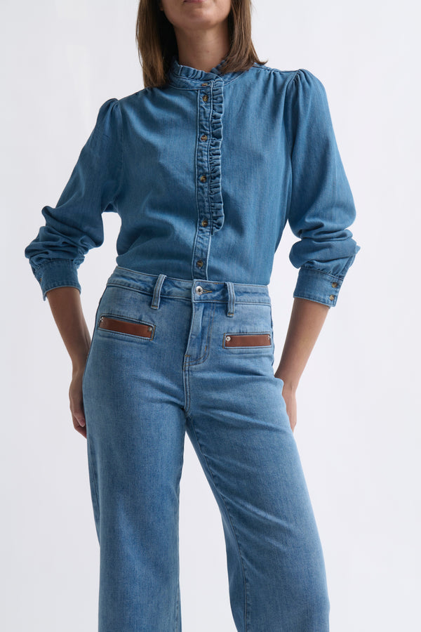 Freya Jean Leather Pocket