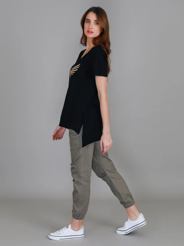 Kassy Winged Star Tee