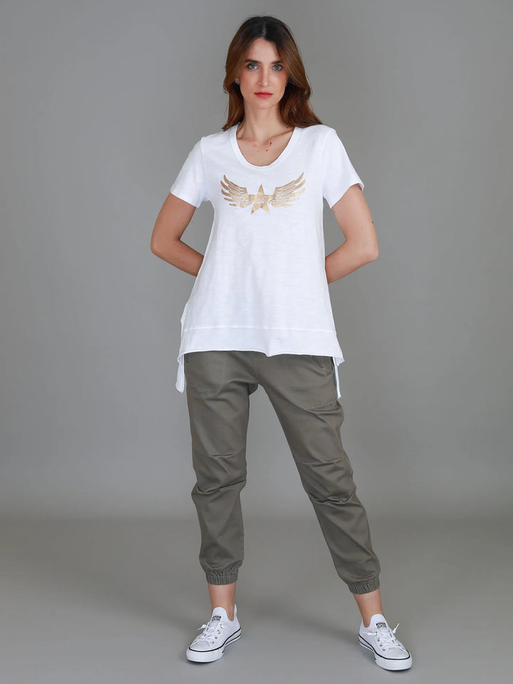 Kassy Winged Star Tee