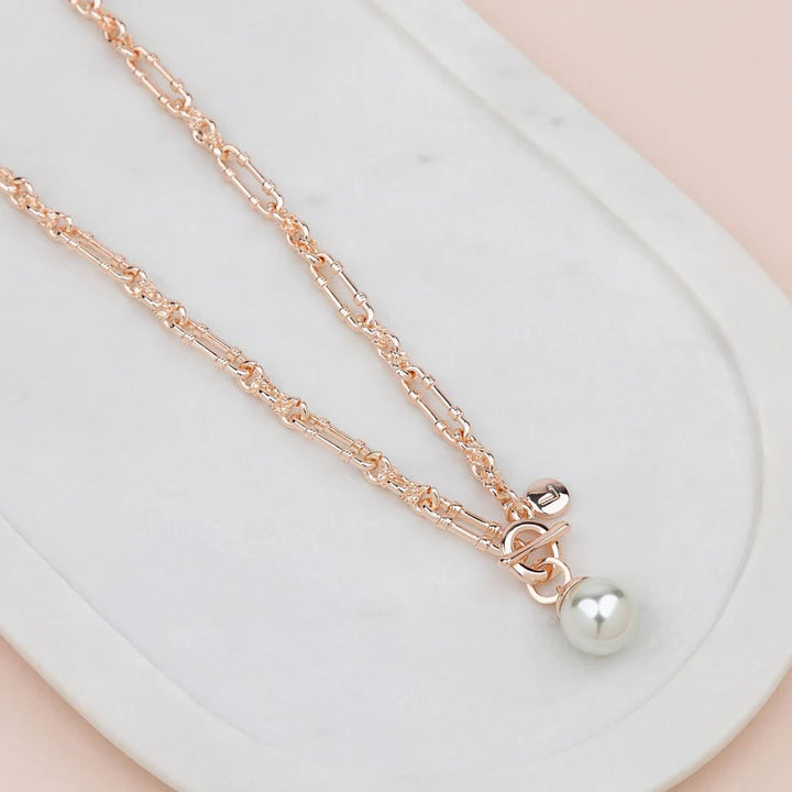 Single Pearl Necklace Short