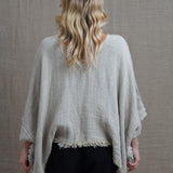 Liza Fringed Poncho