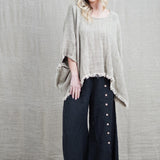 Liza Fringed Poncho