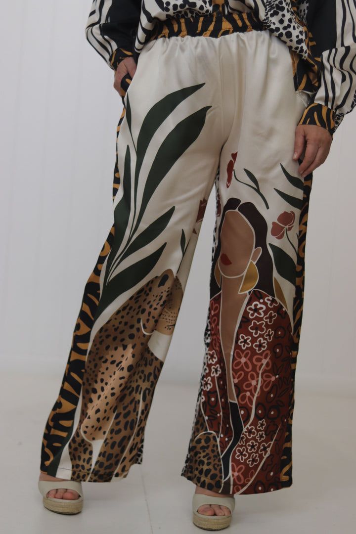 African Queen Silk Pant