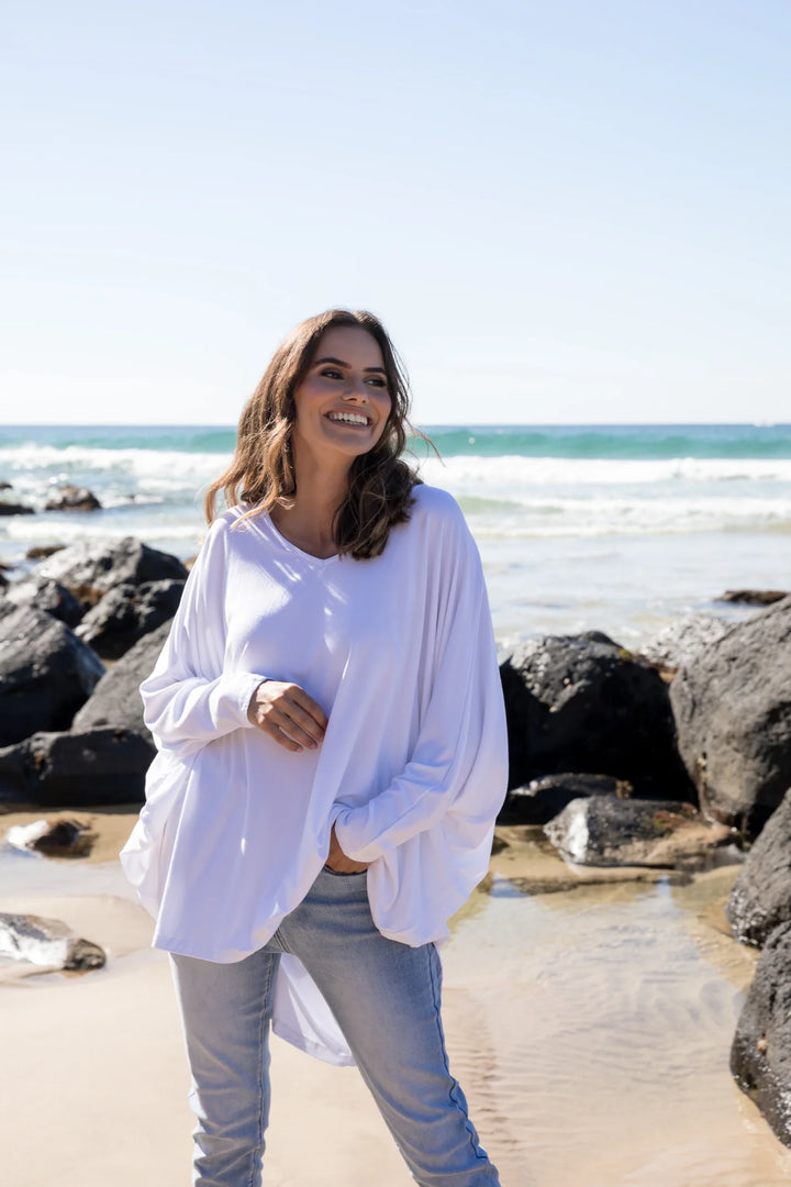 Hi Low Top Long Sleeve