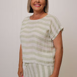 Carina Box Top Stripe