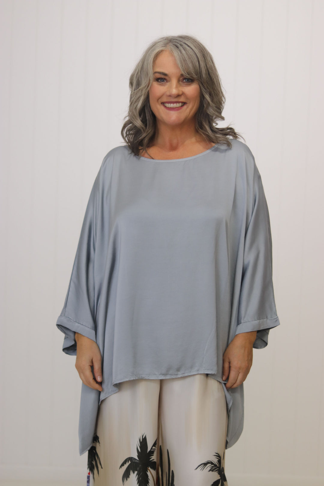 Portofino Batwing Silk Top