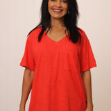 Moon Dance V Neck Tee