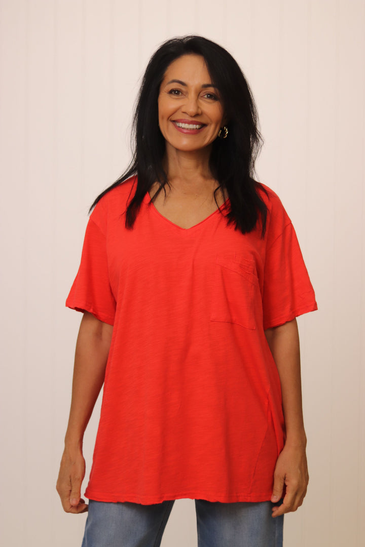 Moon Dance V Neck Tee