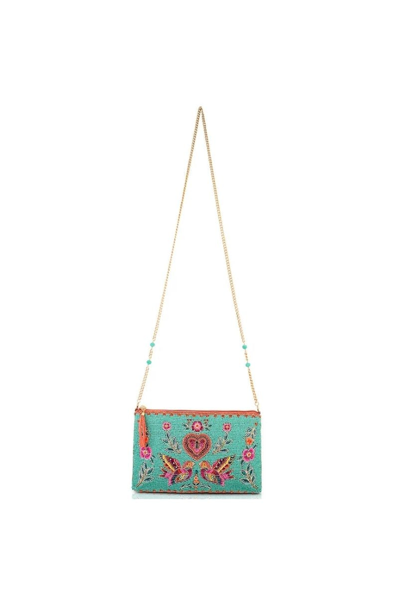 Lovebirds Beaded Bag