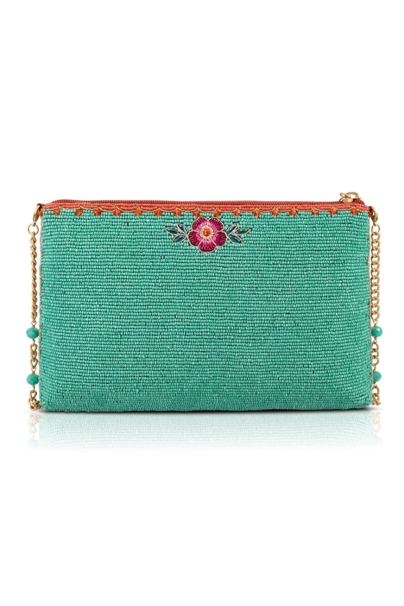 Lovebirds Beaded Bag