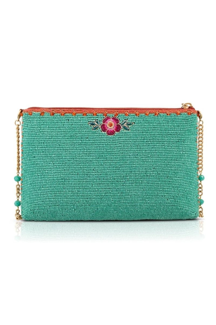 Lovebirds Beaded Bag