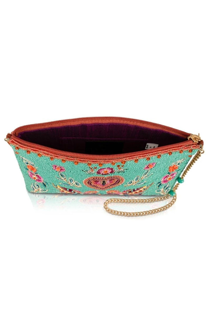 Lovebirds Beaded Bag